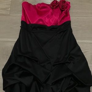 Strapless Short Prom Dress